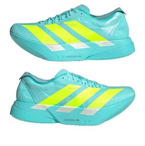 Adidas Adizero Adios Pro 4 Flash Aqua Lucid Lemon Mens Size 8 JR1251
